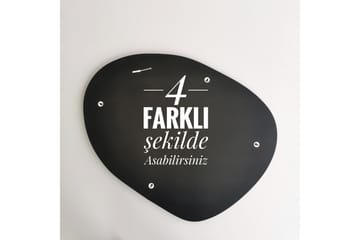 Samtens Bordspejl - Sort - Boligtilbehør - Spejle - Bordspejl