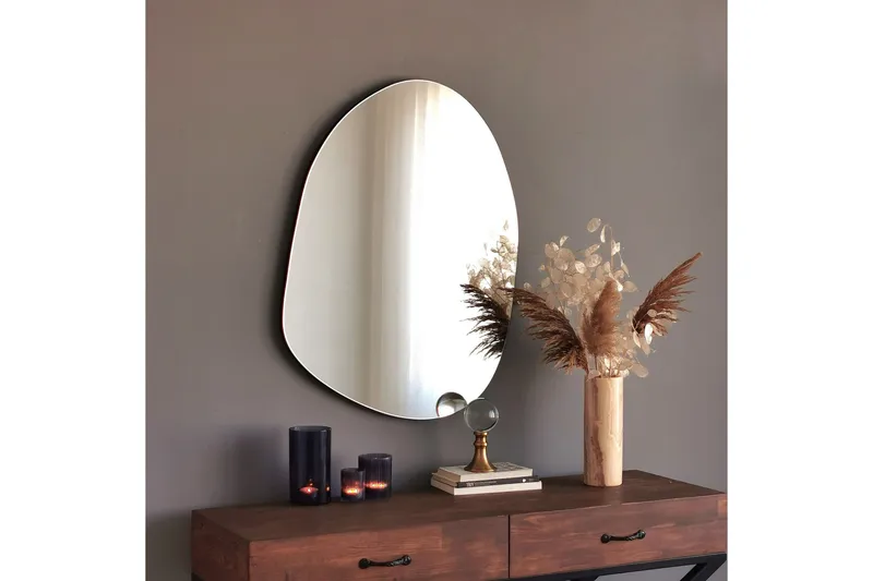 Samtens Bordspejl - Sort - Boligtilbehør - Spejle - Bordspejl