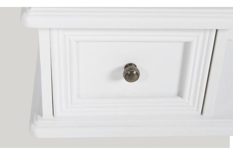 Toiletbord Med Firkantet Vippespejl Mdf - Hvid - Boligtilbehør - Spejle - Bordspejl
