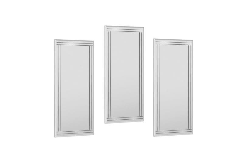 Dekorativt Spejlsæt (3 Stykker) Heba Buhem Transparent - Ivory - Boligtilbehør - Spejle - Vægspejl