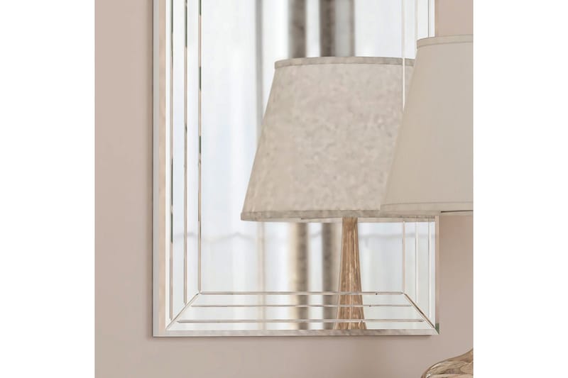 Dekorativt Spejlsæt (3 Stykker) Heba Neom Transparent - Multifarvet - Boligtilbehør - Spejle - Vægspejl