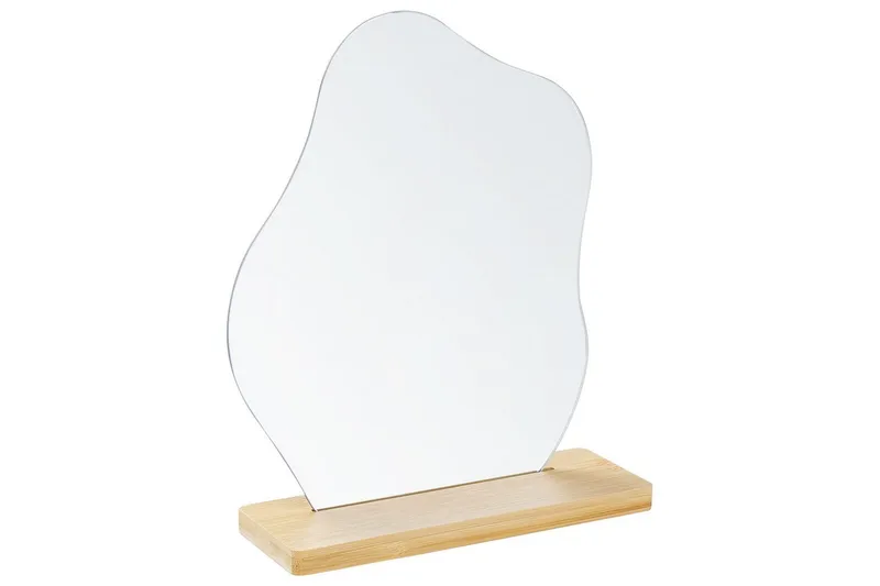 Golvspegel Beliani Lozere Light colored wood - Boligtilbehør - Spejle - Gulvspejl