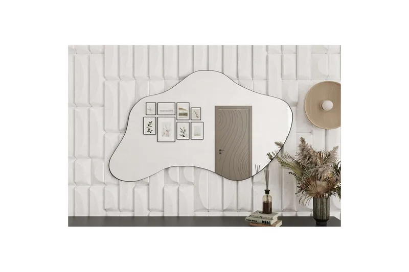 Kelon Væghængt Spejl 60 cm - Sort - Boligtilbehør - Spejle - Vægspejl