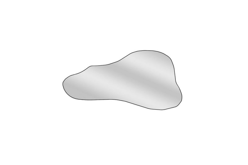 Kelon Væghængt Spejl 60 cm - Sort - Boligtilbehør - Spejle - Vægspejl