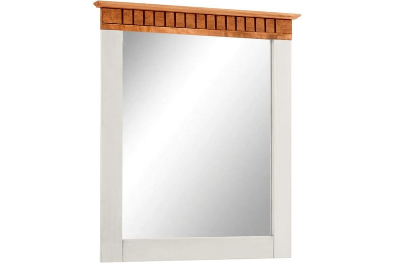 Lisa Væghængt Spejl Rektangulær 60x70 cm, Hvid