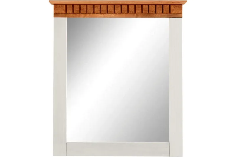 Lisa Væghængt Spejl Rektangulær 60x70 cm - Hvid - Boligtilbehør - Spejle - Vægspejl