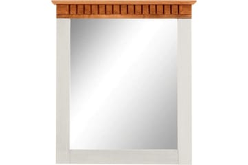 Lisa Væghængt Spejl Rektangulær 60x70 cm - Hvid - Boligtilbehør - Spejle - Vægspejl