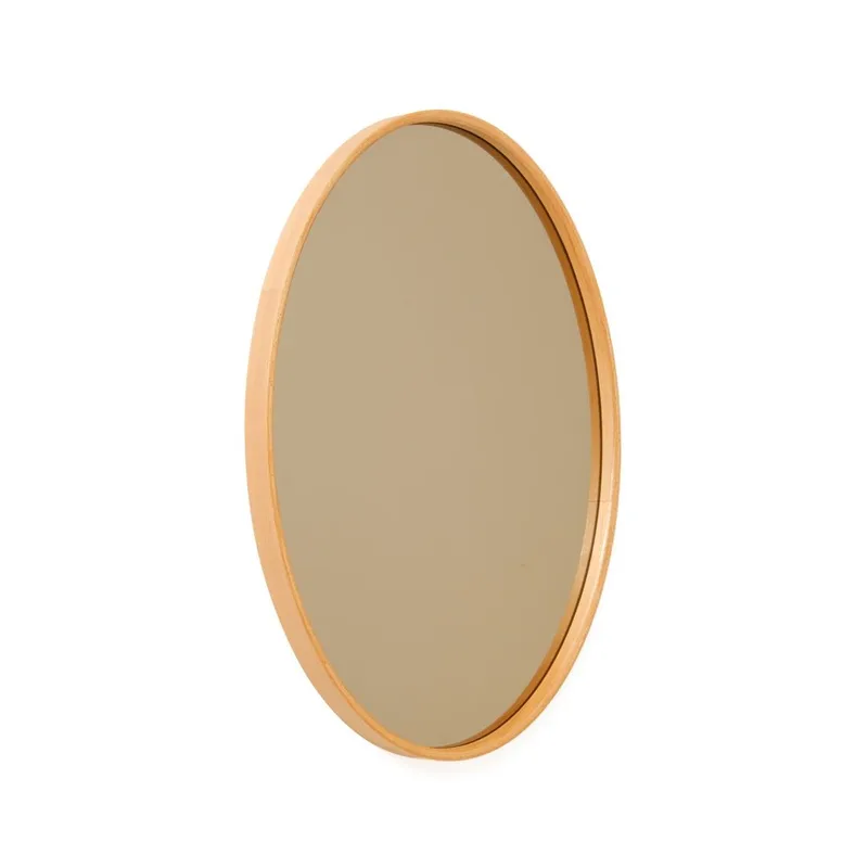Lorys væghængt spejl Oval 45 cm, Brun