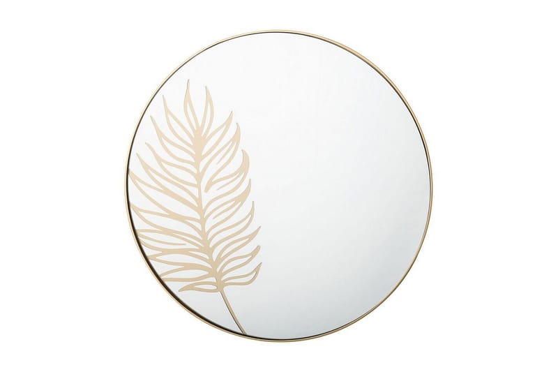 Cherilus spejl rund 57 cm - Guld - Boligtilbehør - Spejle - Makeupspejl
