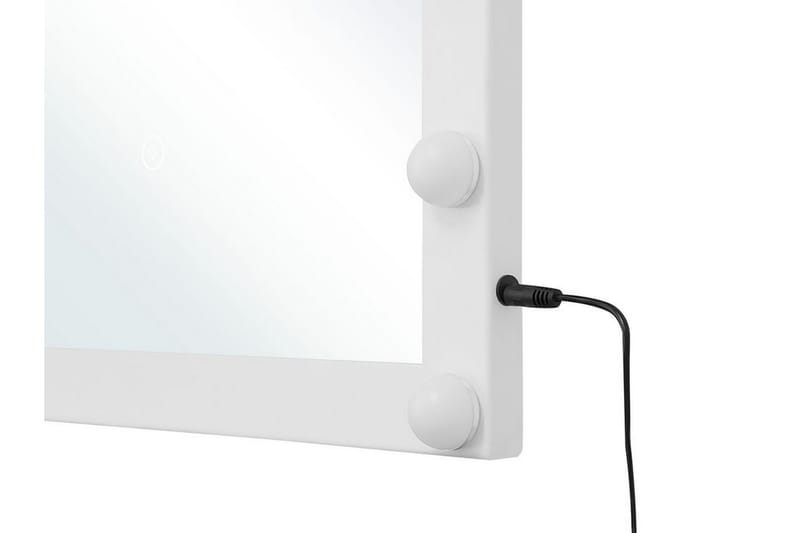 Sagspejl LED 50x60 cm - Gennemsigtig - Boligtilbehør - Spejle - Makeupspejl