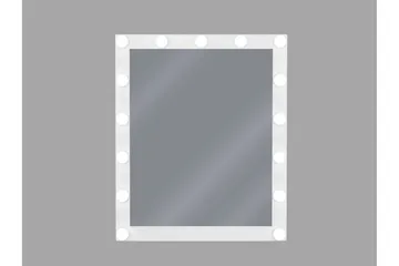 Sagspejl LED 50x60 cm - Gennemsigtig - Boligtilbehør - Spejle - Makeupspejl
