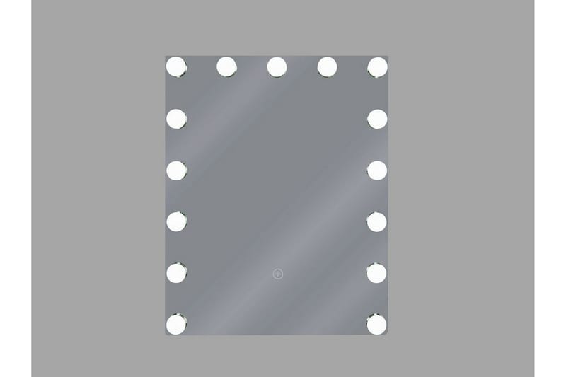 Saracay spejl LED 40x50 cm - Gennemsigtig - Makeupspejl - Badeværelsestilbehør