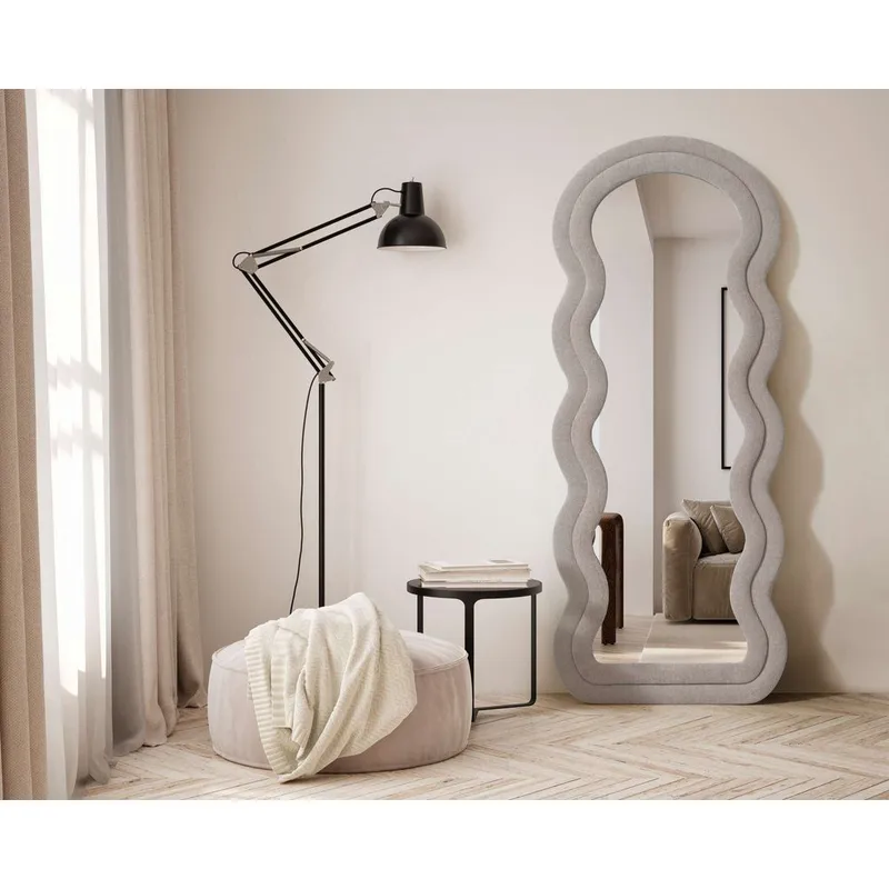 Mijara Gulvspejl 65 x 170 cm - Beige - Boligtilbehør - Spejle - Helkropsspejl