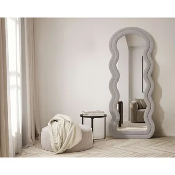 Mijara Gulvspejl 65 x 170 cm - Beige - Boligtilbehør - Spejle - Helkropsspejl