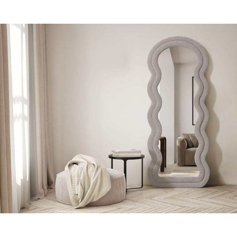 Mijara Gulvspejl 65 x 170 cm - Beige - Boligtilbehør - Spejle - Helkropsspejl