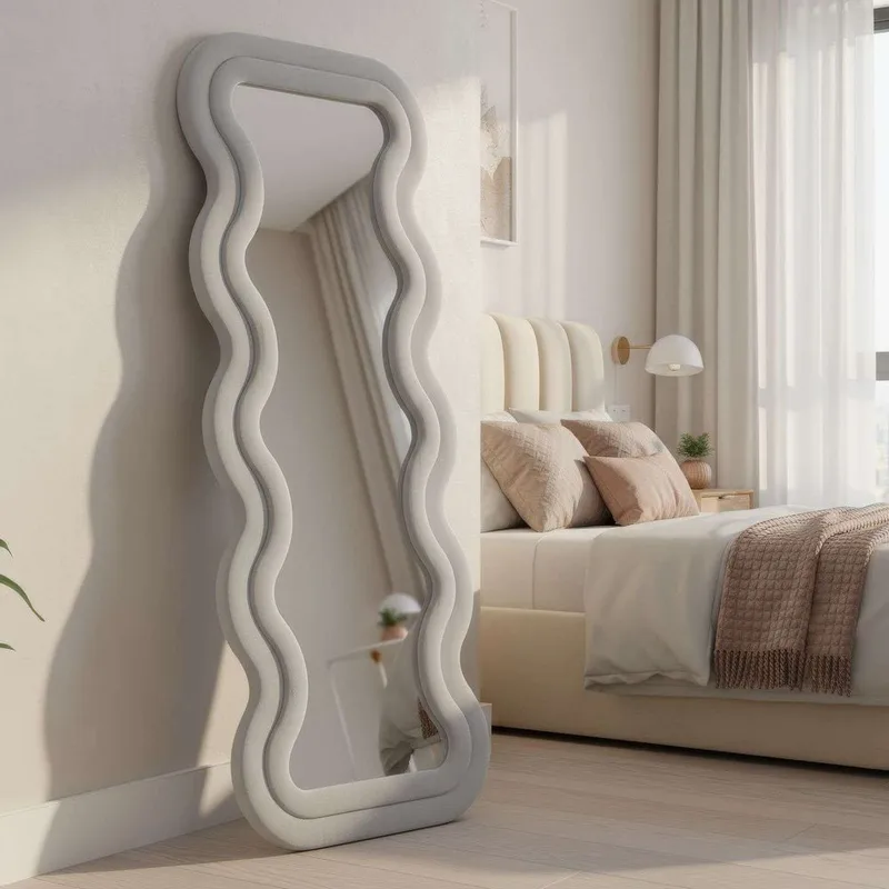 Muli Gulvspejl 65 x 170 cm - Cremehvid - Boligtilbehør - Spejle - Helkropsspejl