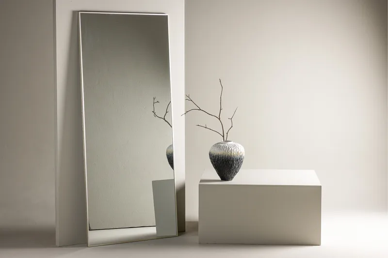 Orlando Gulvspejl 85x190 cm - Beige - Boligtilbehør - Spejle - Helkropsspejl