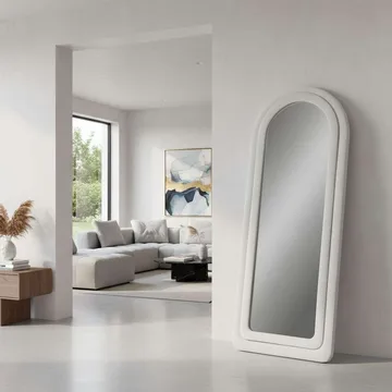 Ottawa Gulvspejl 65 x 170 cm - Cremehvid - Boligtilbehør - Spejle - Helkropsspejl