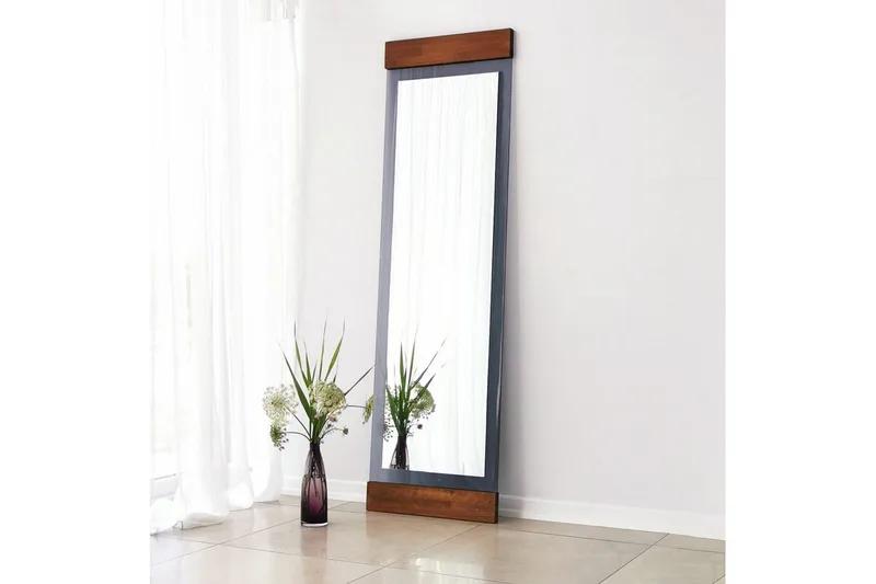 Psyke Spejl Ataturs Valnød / Røgfarvet - Valnød / Røgfarvet - Boligtilbehør - Spejle - Vægspejl