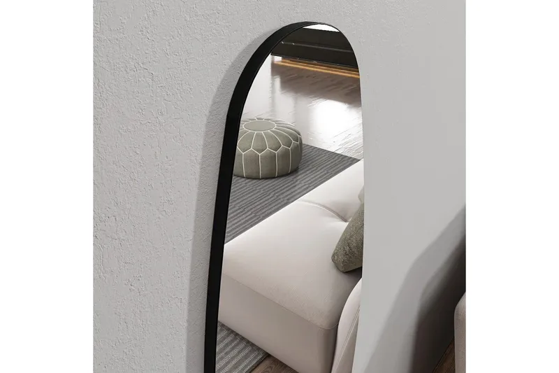 Psyke Spejl Keiichi Transparent - Lysfarvet træ - Boligtilbehør - Spejle - Vægspejl