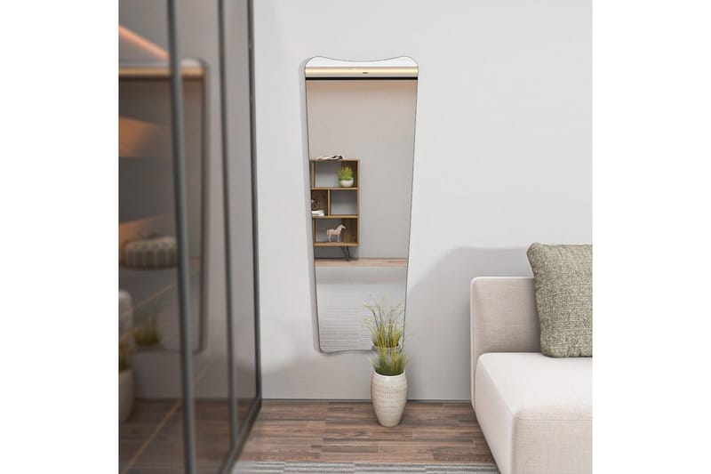 Psyke Spejl Vitros transparent / sort - Sort/Hvid - Boligtilbehør - Spejle - Vægspejl