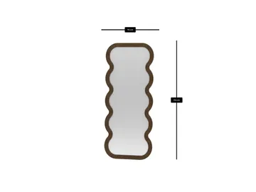 Ratira Gulvspejl 70x170 cm - Brun - Boligtilbehør - Spejle - Helkropsspejl