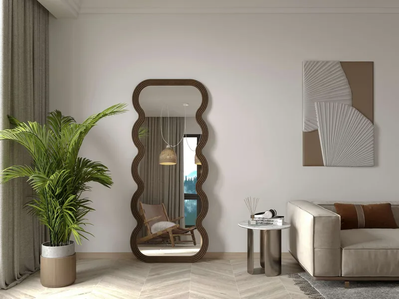 Ratira Gulvspejl 70x170 cm - Brun - Boligtilbehør - Spejle - Helkropsspejl