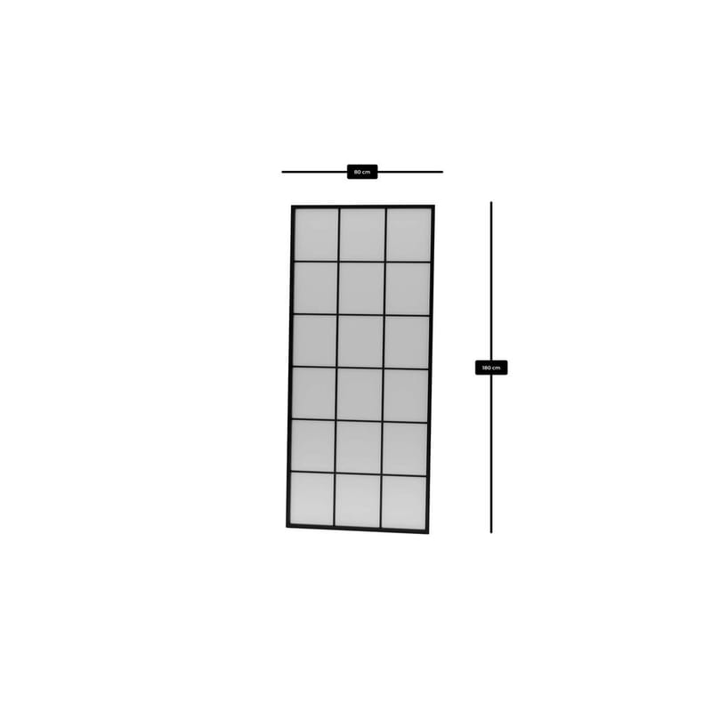 Salvin Gulvspejl 80 x 180 cm - Guld - Boligtilbehør - Spejle - Helkropsspejl