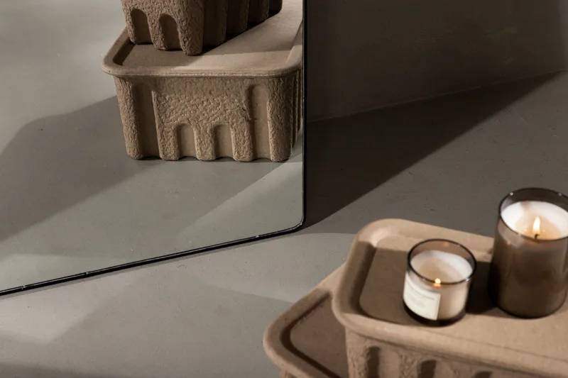 Sarasota Væghængt Spejl Rektangulær 66x193 cm - Sort - Boligtilbehør - Spejle - Vægspejl