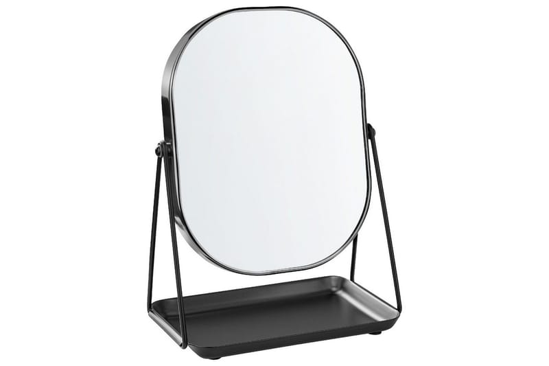 Sminkspegel Beliani Correze Guld/svart Black - Boligtilbehør - Spejle - Makeupspejl