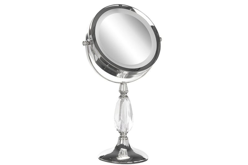 Sminkspegel Beliani Maury Guld Silver VALUE_MISSING_1 - Boligtilbehør - Spejle - Makeupspejl