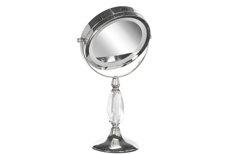 Sminkspegel Beliani Maury Guld Silver VALUE_MISSING_1 - Boligtilbehør - Spejle - Makeupspejl