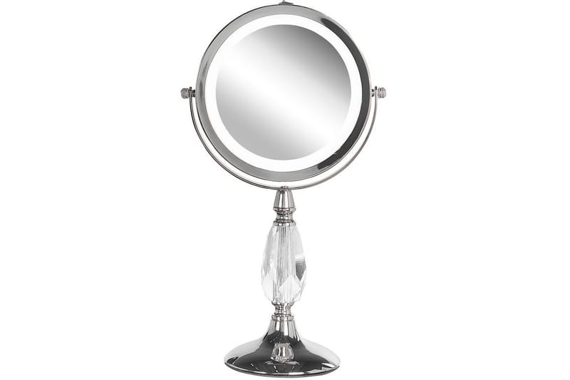 Sminkspegel Beliani Maury Guld Silver VALUE_MISSING_1 - Boligtilbehør - Spejle - Makeupspejl