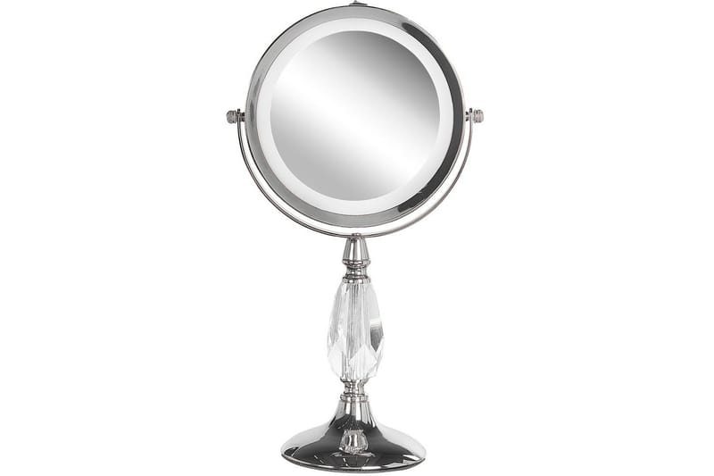 Sminkspegel Beliani Maury Guld Silver VALUE_MISSING_1 - Boligtilbehør - Spejle - Makeupspejl