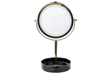 Sminkspegel Beliani Savoie Guld/Svart GOLD||Black