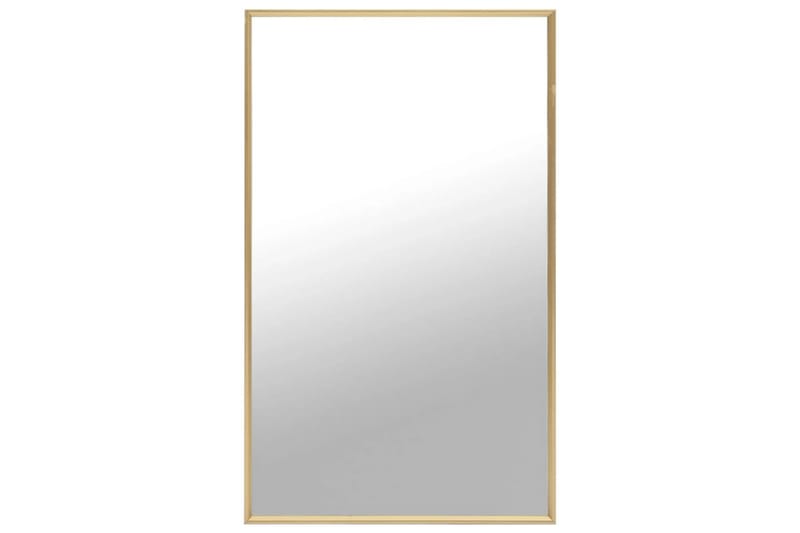 spejl 100x60 cm guldfarvet - Guld - Boligtilbehør - Spejle - Vægspejl
