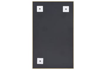 spejl 100x60 cm guldfarvet - Guld - Boligtilbehør - Spejle - Vægspejl