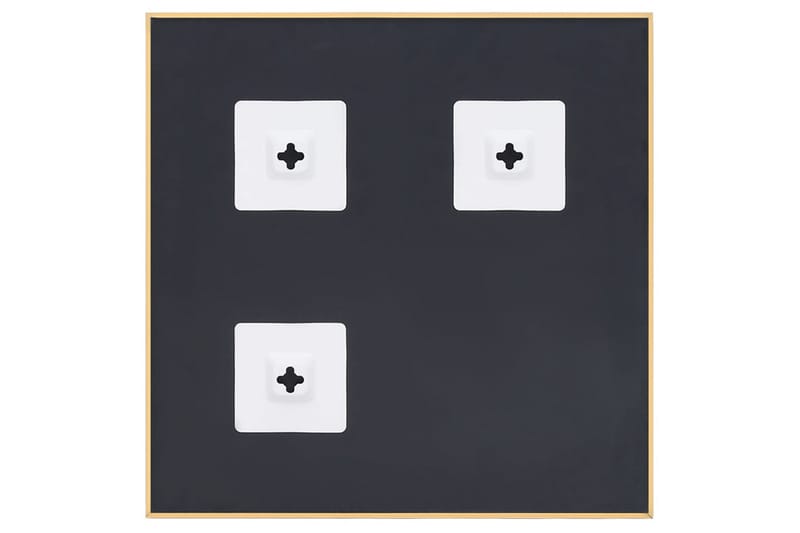 spejl 40x40 cm guldfarvet - Guld - Boligtilbehør - Spejle - Vægspejl