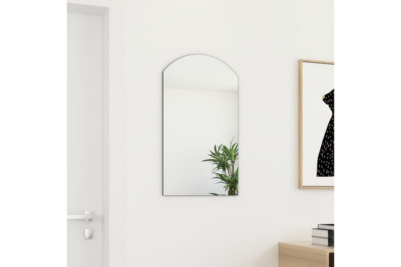 spejl 70x40 cm glas - Hvid - Vægspejl - Entréspejl