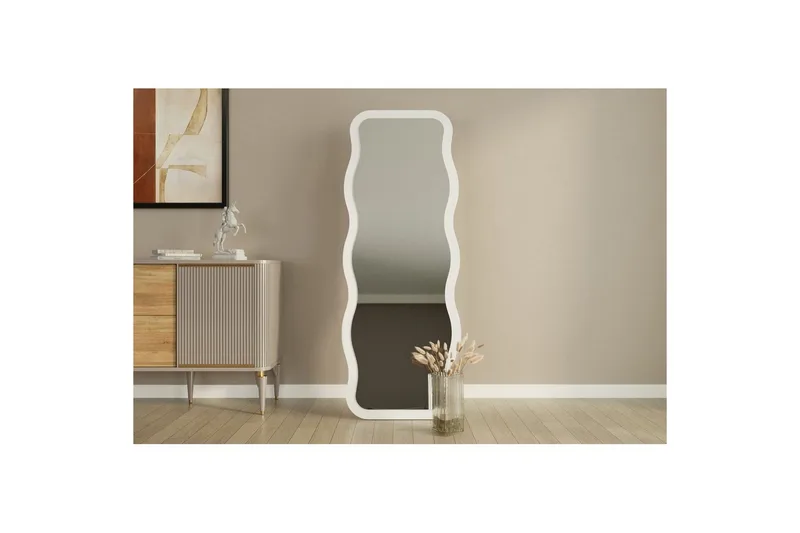 Spejl Aror Hvid - Hvid - Boligtilbehør - Spejle - Vægspejl