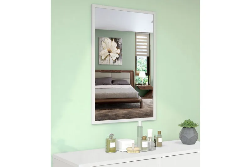 Spejl Astral Hvid - Hvid - Boligtilbehør - Spejle - Vægspejl