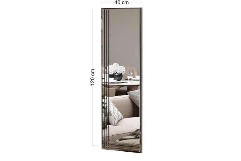 Spejl Casaria Transparent - Hvid - Boligtilbehør - Spejle - Vægspejl