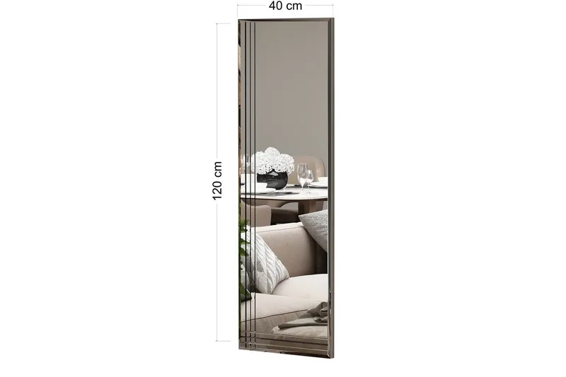 Spejl Casaria Transparent - Hvid - Boligtilbehør - Spejle - Vægspejl