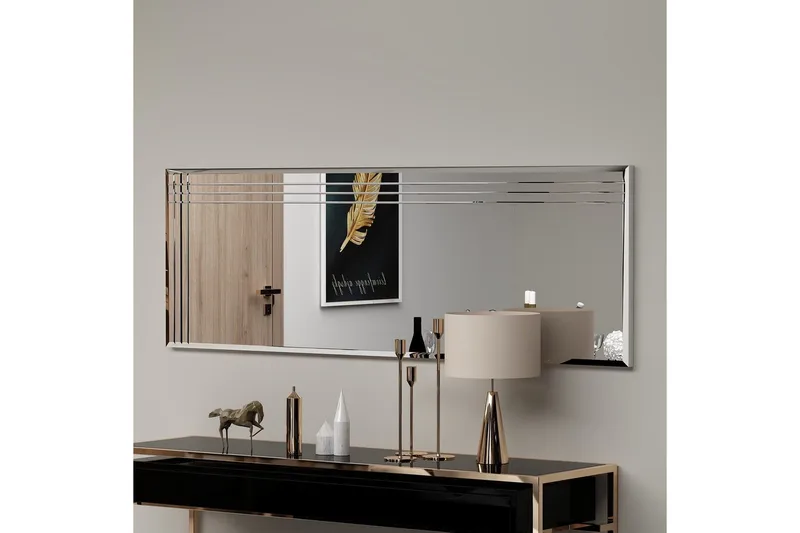 Spejl Casaria Transparent - Hvid - Boligtilbehør - Spejle - Vægspejl