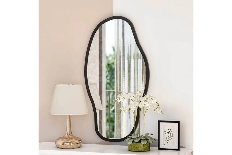 Spejl Couldy Transparent - Ivory - Boligtilbehør - Spejle - Vægspejl