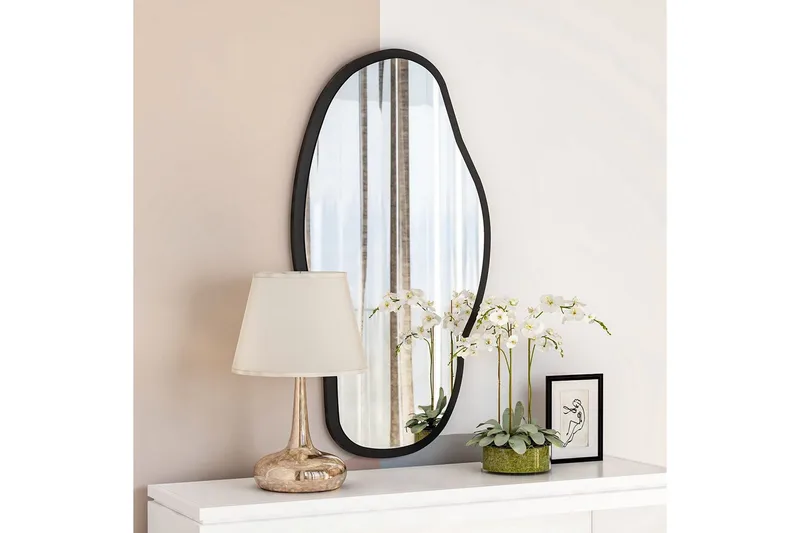 Spejl Couldy Transparent - Ivory - Boligtilbehør - Spejle - Vægspejl