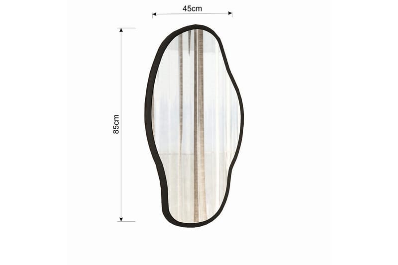 Spejl Couldy Transparent - Ivory - Boligtilbehør - Spejle - Vægspejl