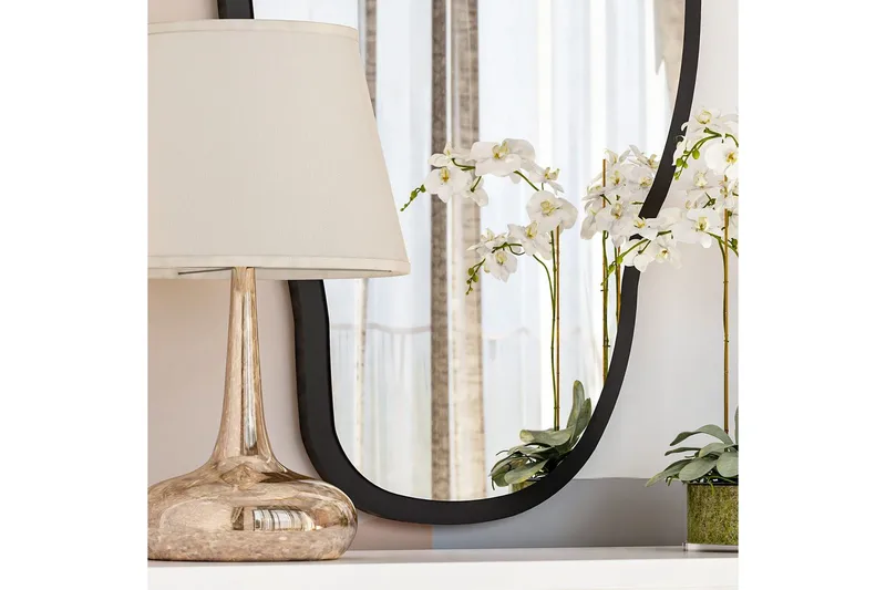 Spejl Couldy Transparent - Ivory - Boligtilbehør - Spejle - Vægspejl