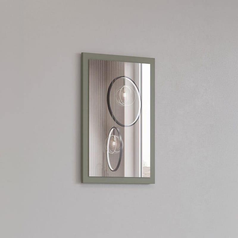 Spejl Cross - Grøn - Boligtilbehør - Spejle - Vægspejl