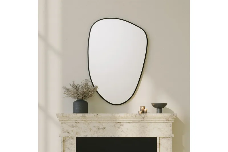Spejl Drøm Sort - Sort - Boligtilbehør - Spejle - Vægspejl